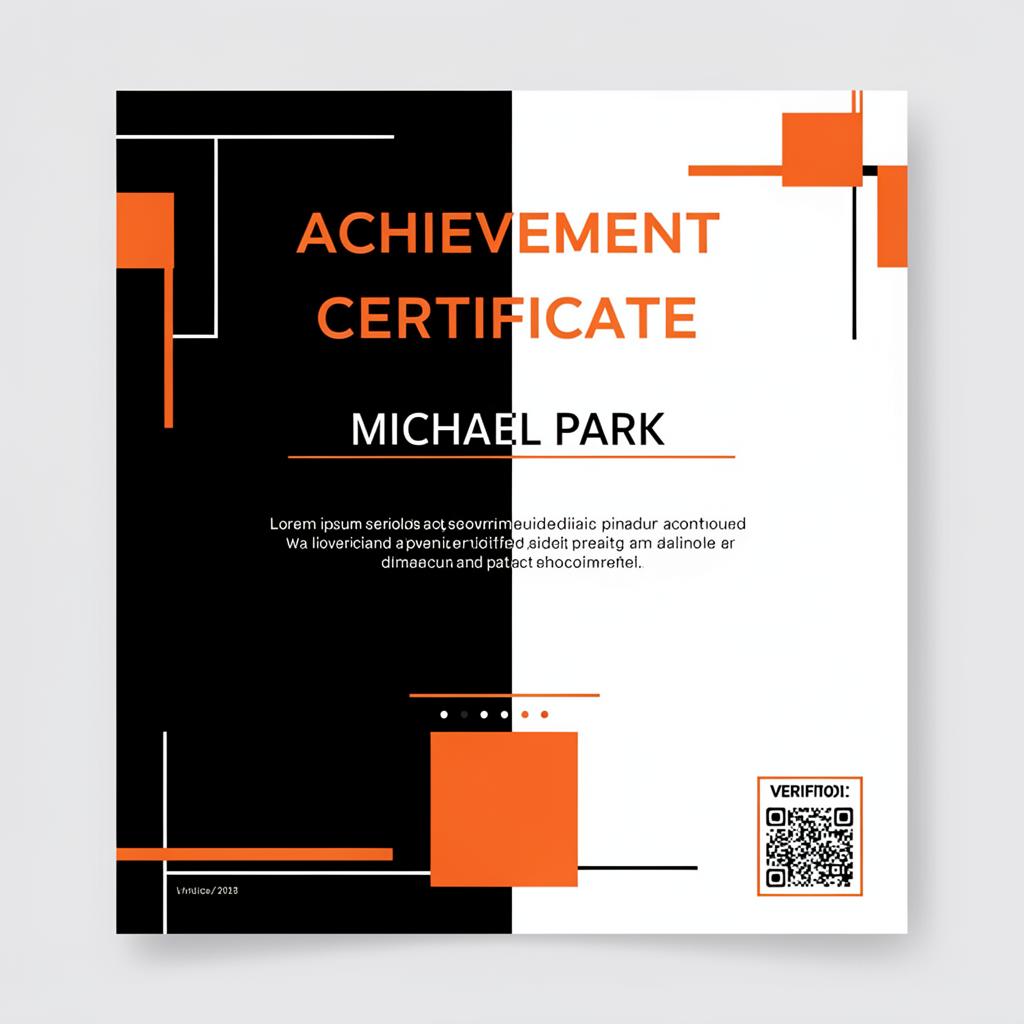 Sealbound certificate template preview